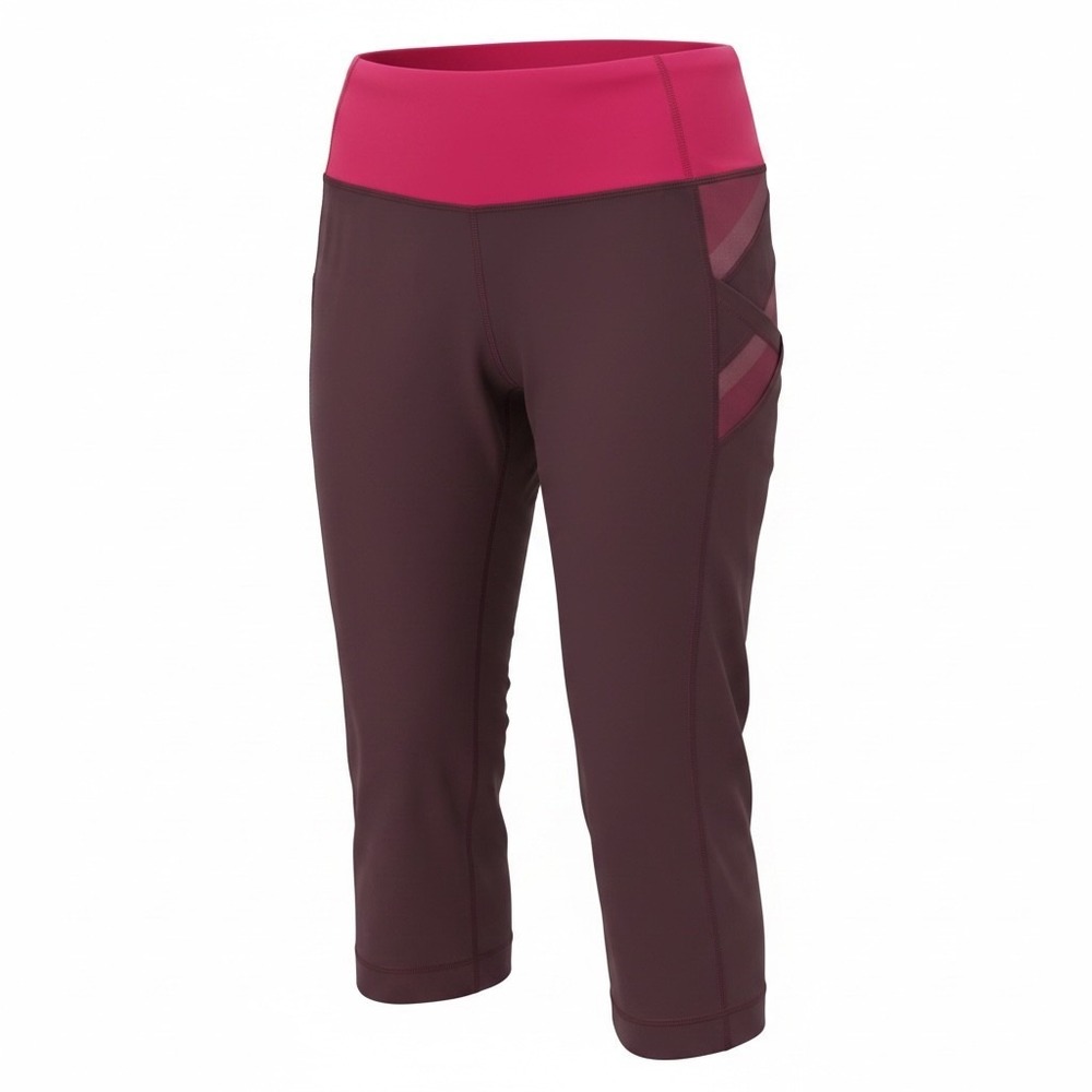 Lululemon Illumina Crop Leggings Bordeaux‎ Drama Bumble Berry Size 6 Capri